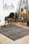 Skandinavian Pattee Black Rug