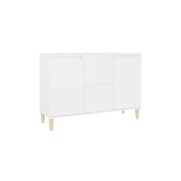 Sideboard White Solid Eucalyptus Wood