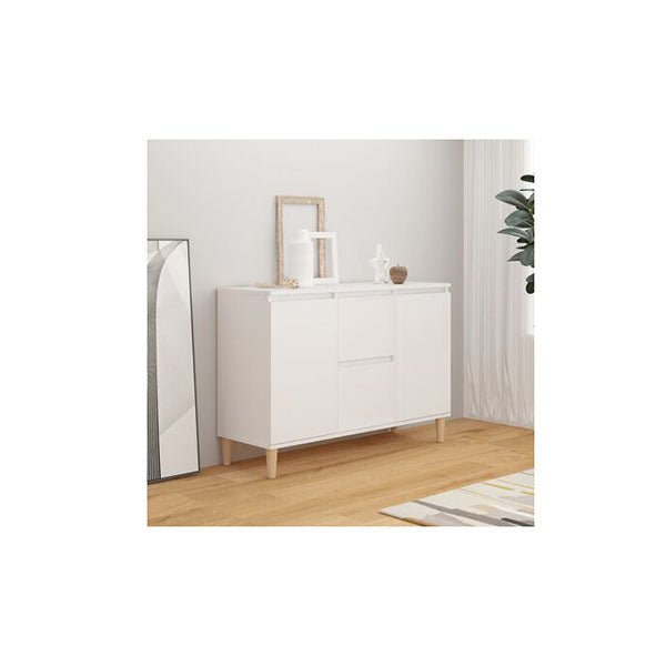 Sideboard White Solid Eucalyptus Wood