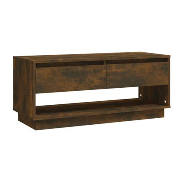 Tv Cabinet Smoked Oak 102 X 41 X 44 Cm Chipboard