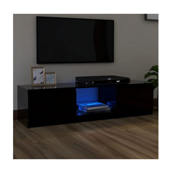 Tv Cabinet With Led Lights Black