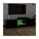 Tv Cabinet With Led Lights Black