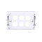 Ultima 6 Gang Switch Cover White