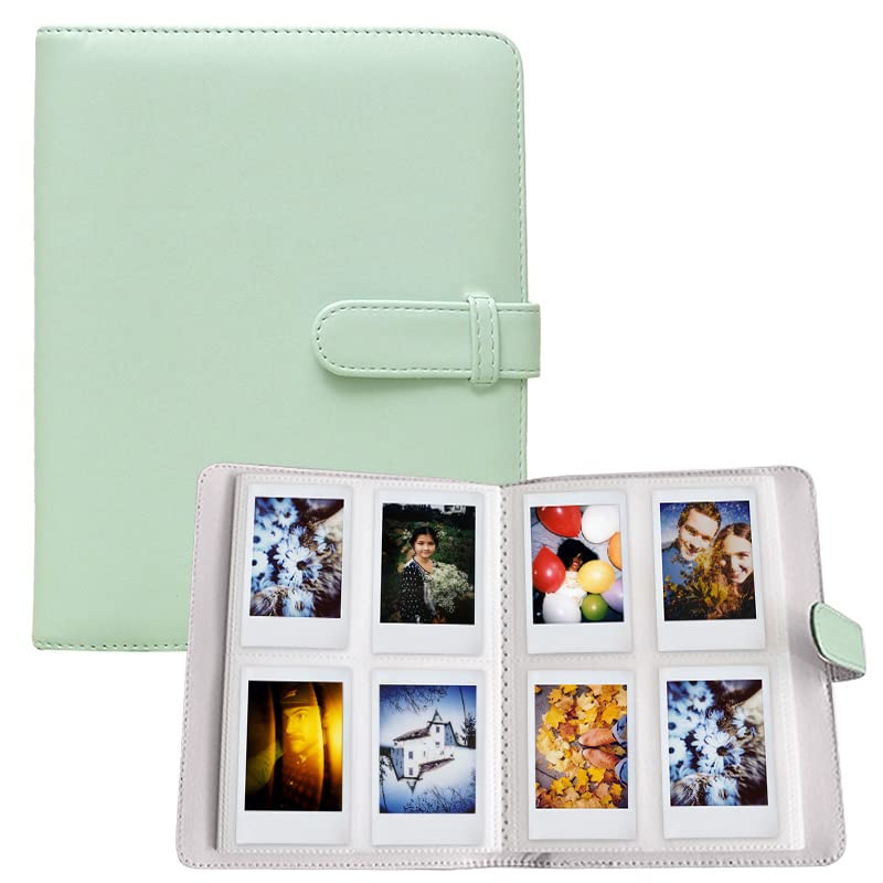 LIFEBEA 256 Pockets Photo Album for Fujifilm Instax Mini 11 12 9 40 Evo Liplay 8 7plus Instant Camera Photo Album for Polaroid Kodak HP Zink 2x3inch Photo Green