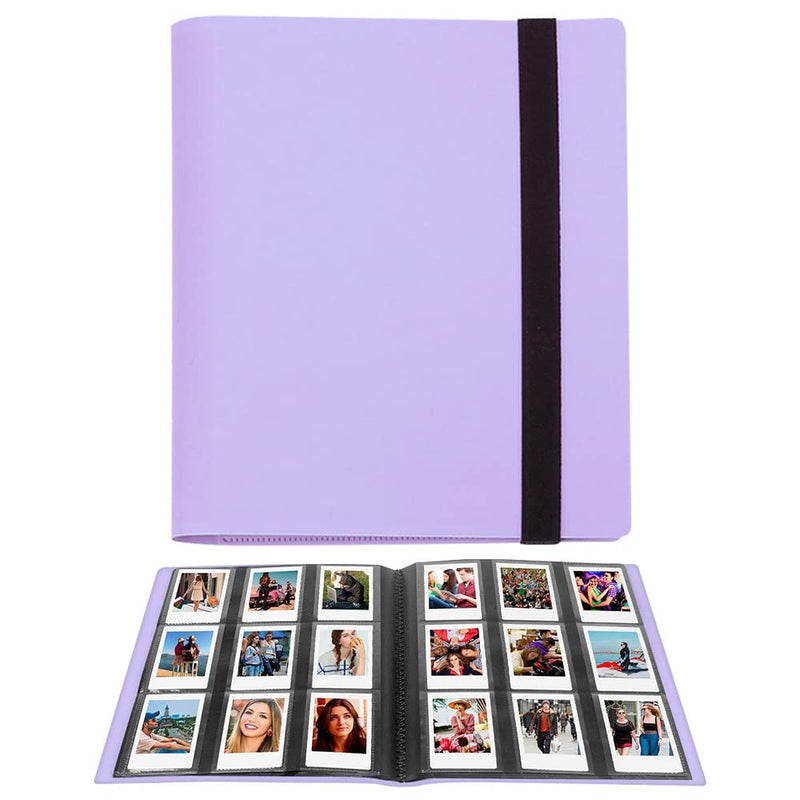 LIFEBEA 432 Pockets Photo Album for Fujifilm Instax Mini Camera Polaroid Snap PIC 300 Z2300 Instant Camera 2x3 Photo Album Book for Fujifilm Instax Mini 11 9 Evo 90 70 40 8 7 LiPlay Instant Camera Purple