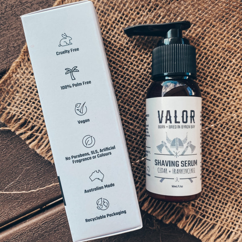 Organic Shaving Serum Lime and Patchouli