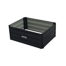 Garden Bed 80 X 60 X 30Cm Galvanized Steel Black