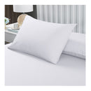 White Fitted Sheet and Pillowcase Set