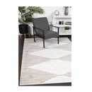 Wind Abstract Diamond Latte Rug