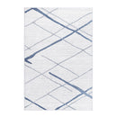 Wind Abstract Stripe Light Blue Rug