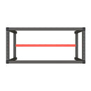 Work Bench Frame Matte Black And Matte Red 110 X 50 X 79 Cm Metal