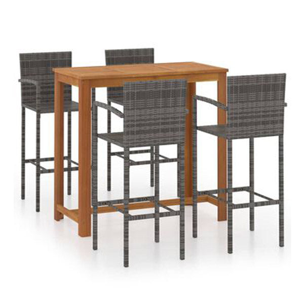 5 Piece Garden Bar Set