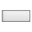 Bathroom Mirror High Gloss Grey 100 Cm Chipboard