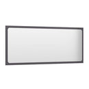 Bathroom Mirror High Gloss Grey 100 Cm Chipboard