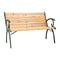 Garden Bench 123 Cm Cast Iron And Solid Firwood