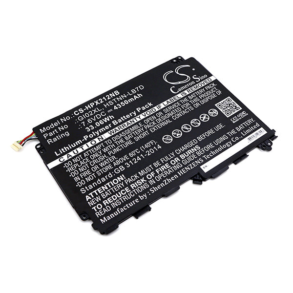 Cameron Sino Hpx212Nb 4350Mah Battery For HP Notebook Laptop