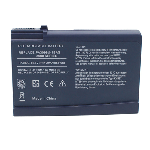 Cameron Sino To3000 4400Mah Battery For Toshiba Notebook Laptop