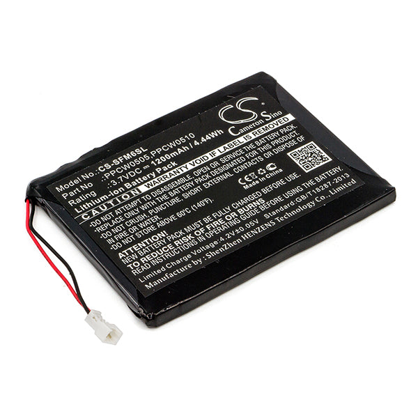 Cameron Sino Sfm6Sl 1200Mah Battery For I Audio Media Player