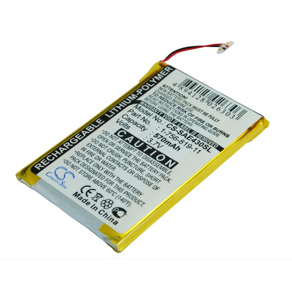 Cameron Sino Sae430Sl 570Mah Battery For Sony Media Player