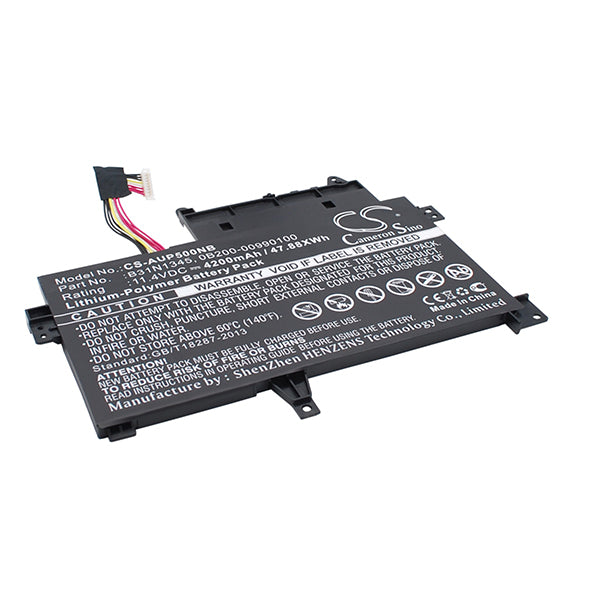 Cameron Sino Aup500Nb 4200Mah Battery For Asus Notebook Laptop