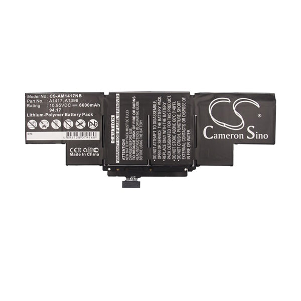 Cameron Sino Am1417Nb 8600Mah Battery For Apple Notebook Laptop