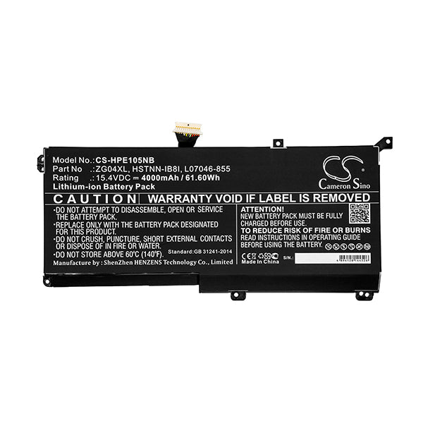 Cameron Sino Hpe104Nb 4000Mah Battery For HP Notebook Laptop