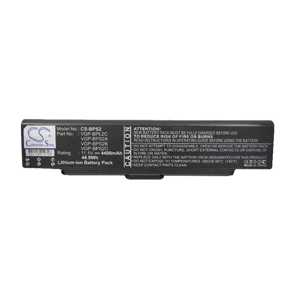 Cameron Sino Bps2 4400Mah Battery For Sony Notebook Laptop