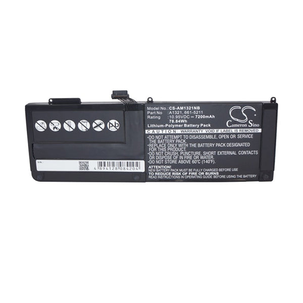 Cameron Sino Am1321Nb 7200Mah Battery For Apple Notebook Laptop