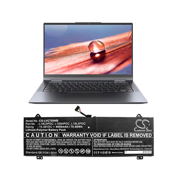 Cameron Sino Lvc750Nb 4600Mah Battery For Lenovo Notebook Laptop