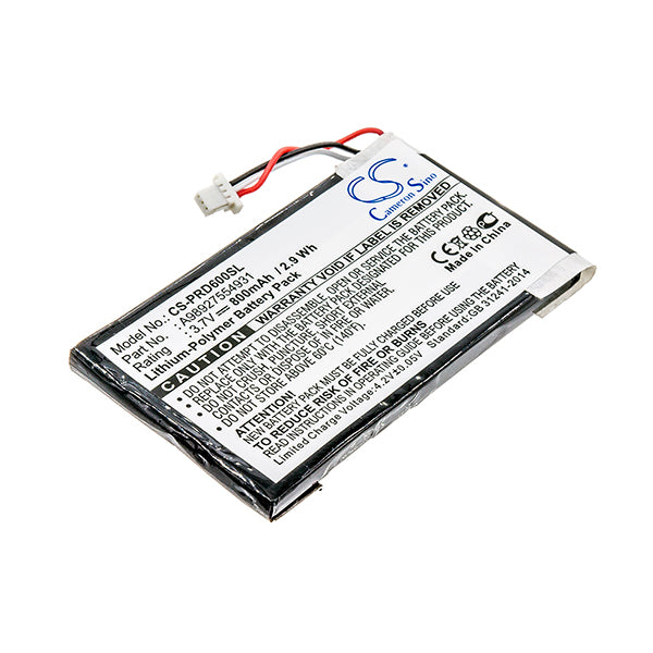 Cameron Sino Prd600Sl Replacement Battery For Sony Ebook E Reader