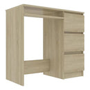 Desk Sonoma Oak 90X45X76 Cm Chipboard