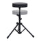 Adjustable Drum Stool Black Round