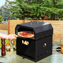 4in1 Multipurpose Outdoor Pizza Oven with 2 Layer Detachable Grill Oven Fire Pit