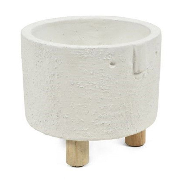 Face Planter Cement With Legs White 120X120X135Mm