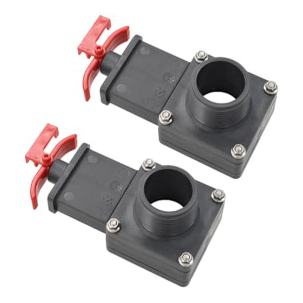 Pool Gate Valve 2 Pcs Male And Female Threaded