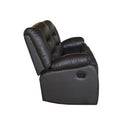 2 Seater Recliner Sofa Faux Leather Lounge Couch Brown