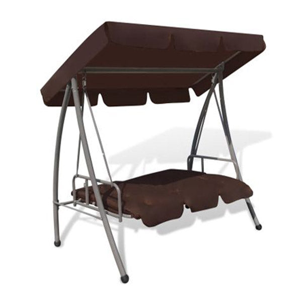 Outdoor Swing Bench With Canopy
