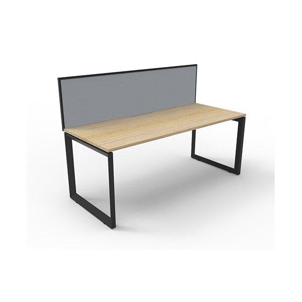 Infinite 1 Person 1 Workstation W Screen 1500 X 780 X 730Mm Oak Blk