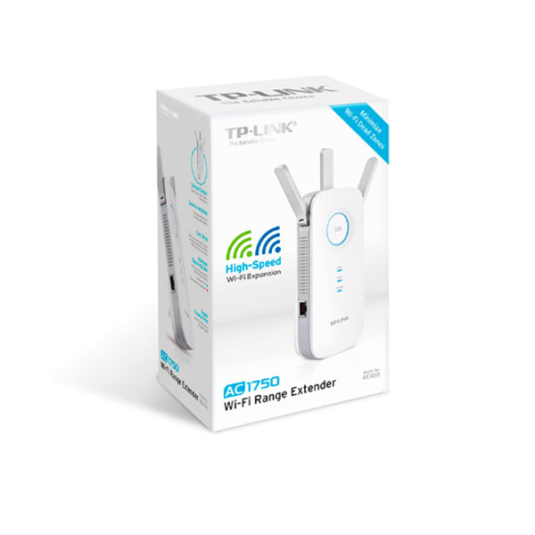 Tp Link Re450 Ac1750 1750Mbps Wifi Range Extender 450Mbps